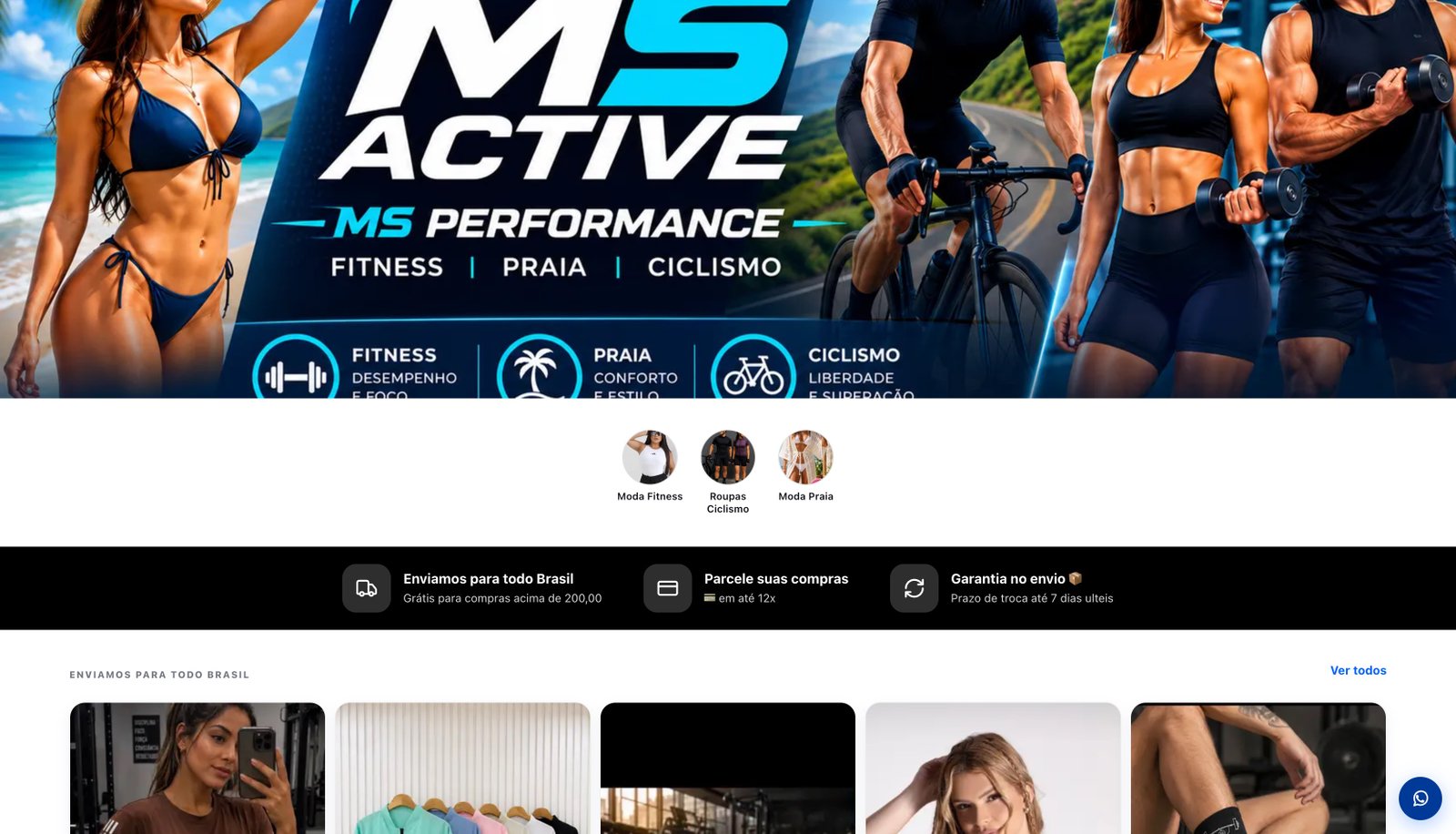 Vitrine da MS Active