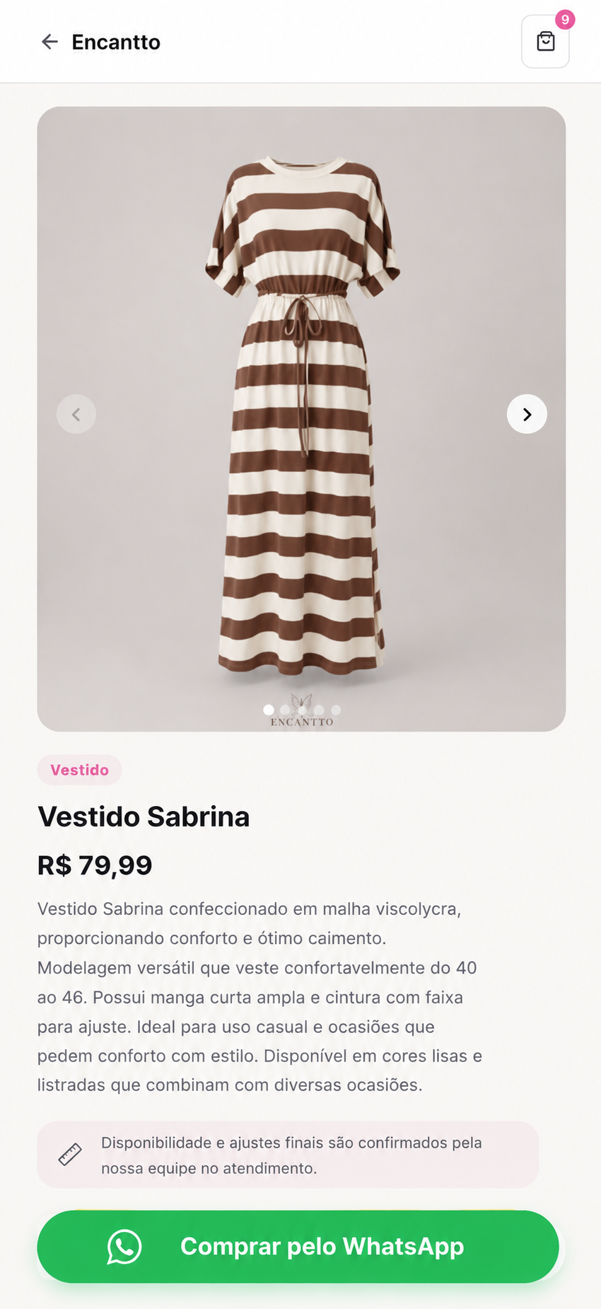 Vitrine publicada